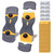 MulWark Razor Blade Scraper, 2Pcs Razor Scraper Tool with Extra 80Pcs Plastic& 5Pcs Metal Blades, Blade Cleaning Scraper for Removing Sticker, Paint, Decals, Adhesive, Tar, Labels, Glue, Caulk, Gasket