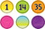 Teacher Created Resources Brights 4Ever Numbers Magnetic Accents