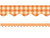 Teacher Created Resources Orange Gingham Scalloped Border Trim