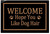 DayliPillow Welcome Door Mat Hope You Like Dog Hair Doormat Dog Door Rugs Funny Welcome Door Mats 23.6" x 15.7"