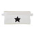 Stephan Baby Washable Paper Organizer Storage Cube, White Star