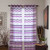 Bedford Home Sonya Grommet Single Curtain Panel, 84-Inch, Violet