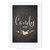 Andaz Press Framed Wedding Party Signs, Chalkboard Floral Roses Print, 4x6-inch, Candy Bar Reception Dessert Table Sign, 1-Pack, Includes Frame