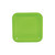 Fun Express - Lime Square Dessert Plates (18pc) - Party Supplies - Solid Tableware - Solid Plates & Bowls - 18 Pieces
