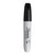 Sharpie 38264PP Permanent Markers, 5.3mm Chisel Tip, Black, 4/Pack