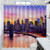 COVOME Skyline New York City Landscape Bathroom Shower Curtain Sets Contemporary Cityscape State Building Bathroom Shower Curtain Bathroom Decor Polyester Heavy Duty Shower Curtain for Bathroom 72x72