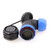 ZBLZGP SD28 28MM Ip68 Aviation Bending Type Male Female Right Angle Wire Cable Electrical Circular Power Push Waterproof Connector (19pin)