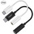Moto Z Type C to 3.5mm Headphone Audio Adapter, DISDIM 2 Pack USB-C to 3.5mm Female Aux Microphone Connector Cable for Motorola Moto Z, Le 2 / Le Pro 3 and Other Type C Devices
