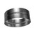 Vent Systems 8'' Inch Galvanized Steel Duct Connector - Round Ventilation Duct Extension - Metal Dryer Vent Coupler - Metal Hose Coupling - Dryer Pipe Connector