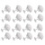 RRigo Duvet Clips 16 Sets, Duvet Pin for Comforter Inside, Keeps Comforter from Shifting, Double Sided pin Fasteners for Quilt, Cushions, Curtains (Grey)