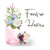 Forever Home Watercolor Mason Jar Floral Tumblers Home Decorations Lettering Wall Stickers Country Flower Plant Painting Self-Adhesive Wall Decal for Teen Room Nursery Kitchen Furniture Vinyl