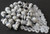 100PCS 8mm Plastic Chrome Plated LED Bezels 8mm Holder Case
