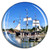 Mystic Seaport Museum Connecticut USA Magnet Travel Souvenir 3D Crystal Glass Collection Gift Refrigerator Sticker