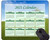 Special Design 2021 Calendar Mouse Pad,Panorama Grass Landscape Comfortable Mouse Mat for Gaming and Office