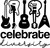 Celebrate Diversity Funny Guitars Electric Acoustic Music Wall Decals for Walls Peel and Stick Wall Art murals Black Medium 18 Inch