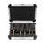 Lockwish Hss Step Drill Bit 5Pcs,Metal step Shanks Aluminum Case, Titanium Step Drill Bit Black