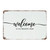 Autravelco Welcome to Our Beautiful Chaos 12x18 Inch Metal Tin Sign Vintage Terrace Cabin Garage Home Decor Metal Plaque Tin Signs for Pubs Club