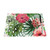 Hibiscus Flower Placemats Set Woven Placemats for Dining Table Heat Resistant Place Mats Non-Slip Washable PVC Table Mats for Home Kitchen Weddings Holiday Party Decor