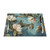 Flowers Placemats Set Woven Placemats for Dining Table Heat Resistant Place Mats Non-Slip Washable PVC Table Mats for Home Kitchen Weddings Holiday Party Decor