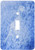 3dRose LLC lsp_35038_1 Blue and White Dinosaur I Single Toggle Switch