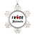 Unique fly Personalised Christmas Tree Decoration Adore Photo Snowflake Ornament