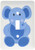 3dRose lsp_204243_1 Print Of Cartoon Of Baby Blue Elephant - Single Toggle Switch