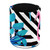 Pen Holder for Desk, Pen Pot Pencil Holders Makeup Brushes Storage Desktop Stationary Supplies Organizer for Home Office - Flamingo Stripe