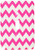 3dRose lsp_164004_1 Pink and white chevron - Single Toggle Switch