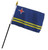 Aruba 4"x6" Desk Stick Flag (No Base) (3)