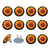 Outlet Plug Covers 24 Pack, Sunflower Blooming Plug Protector, 2-Prong Round Plastic Plugs for Electrical Power Outlets, Electrical Insulation