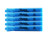 Sharpie Accent Tank-Style Highlighters, 5 Colored Highlighters, Chisel Tip (Fluorescent Blue, 5-Pack)