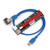 6 Pin USB 3.0 PCI-E Express 1x To 16x Extender Riser Card Adapter SATA Power Cable