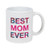 Best Mom Ever Paint Splash Rose 11 Ounce Ceramic Coffee Mug