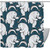VAPOKF Shower Curtain for Bathroom Decor, Polar Bear Juggling Caught Fish Waterproof Polyester Fabric Bath Curtain Set with 12 Hooks - 60x72 Inches