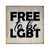 Arupkeer Free to Be LGBT Wood Signs Vintage Wood Sign Plaque Inspirational Quotes Wall Decor Farmhouse Rustic Wooden for Bedroom Kitchen Living Room Table Housewarming Gift 8x8in