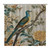 72x72 Inch Shower Curtains Yellow Grey Chinoiserie Floral and Bird Waterproof Fabric Shower Curtain Polyester Fabric with Hooks, Bathroom Curtain Decor, Shower Curtain Sets Machine Washable