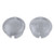 LASCO 0-6027 Hot/Cold Faucet Handle Index Buttons for Old Style Delta/Delex OEM 2412 Model, Clear Acrylic