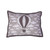Bacati Clouds in The City Dec Pillow, White/Grey