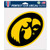 WinCraft NCAA Iowa Hawkeyes Die-Cut Color Decal, 8"x8", Team Color