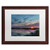 Trademark Fine Art Boundary Bay Sunset 2 by Pierre Leclerc, White Matte, Wood Frame, 16x20