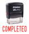 Printtoo Custom Stamp Completed Self Inking Rubber Stamp Office Stationary-Red