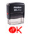 Printtoo Custom Stamp Office Stationary OK Self Inking Rubber Stamp-Red
