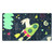 Lilibeely Bathtub Non-Slip Mat Baby Bath Tub Mat Anti-Slip with Suction Cups Spaceship Universe Bathroom Tubs Massage Shower Mat