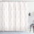 WZSY Arrow Shower Curtain, Hand Drawn Repetitive Sticks Pattern Vintage Tribal Illustration Artwork Print, Cloth Fabric Bathroom Decor Set with Hooks, 70"" Long, Pale Peach