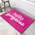 Pink Bathroom Rugs Hello Gorgeous Bath Mat for Bathroom Non Slip Soft Microfiber Cute Bath Rug Preppy Bathroom Decor 16X24 in