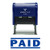 PAID Self Inking Rubber Stamp (Blue) - Medium