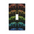 Decorative Single Toggle Switch Wall Plate Zebra Paint Splatter Colorful Polycarbonate Outlet Cover Unbreakable Faceplate