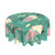 Round Tablecloth Retro-Milkshakes-Summer 60 Inch Polyester Table Cloth Table Cover for Dining Table,Parties,Camping