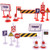 BCP 18 Pieces Street Signs Playset Traffic Signs Playset for Children Play