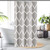 Mnbf Waterproof Shower Curtain,Light Grey Geometric, Fabric, Bathroom Shower Curtain with 12 Hooks, 3D Printed Curtain Polyester Shower Curtain -- 72 in X 72"